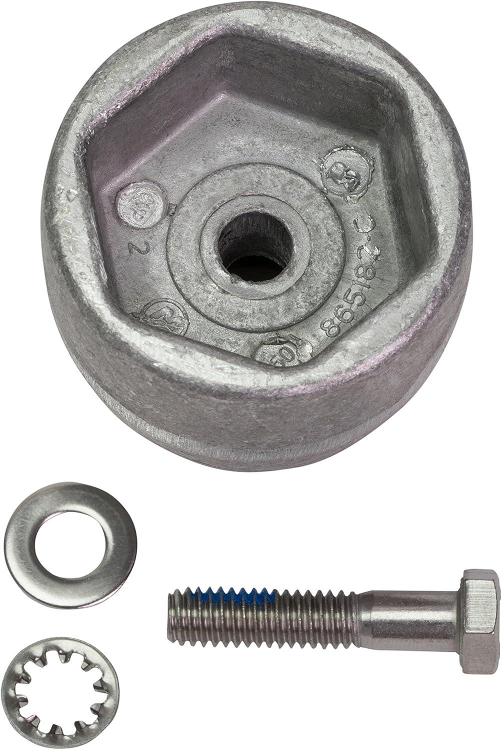 imageQuicksilver 865182Q01 Aluminum Anode Kit  Prop Nut on Bravo III Drives
