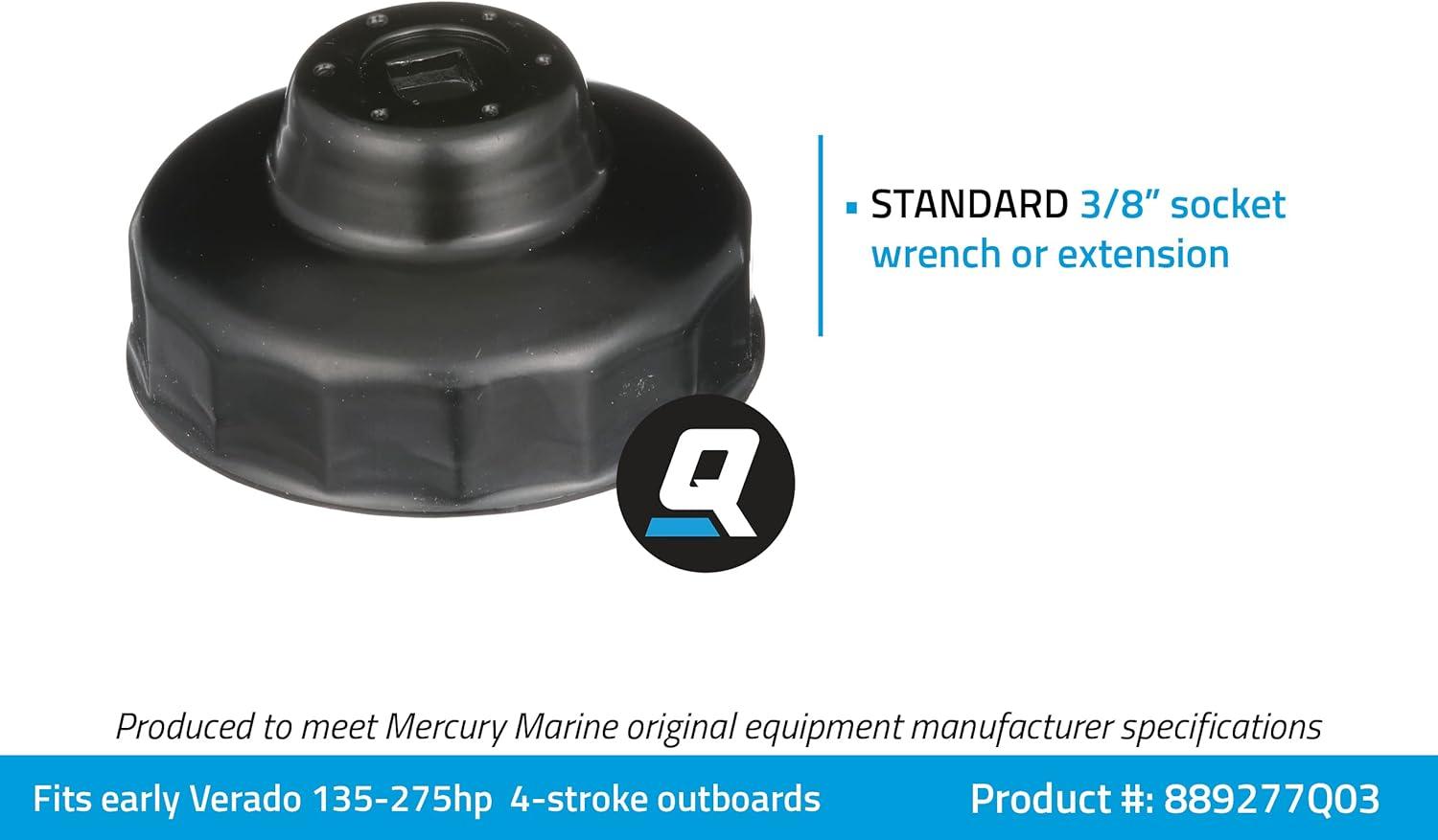 imageQuicksilver 889277Q03 Oil Filter Installation Or Removal Wrench  Steel