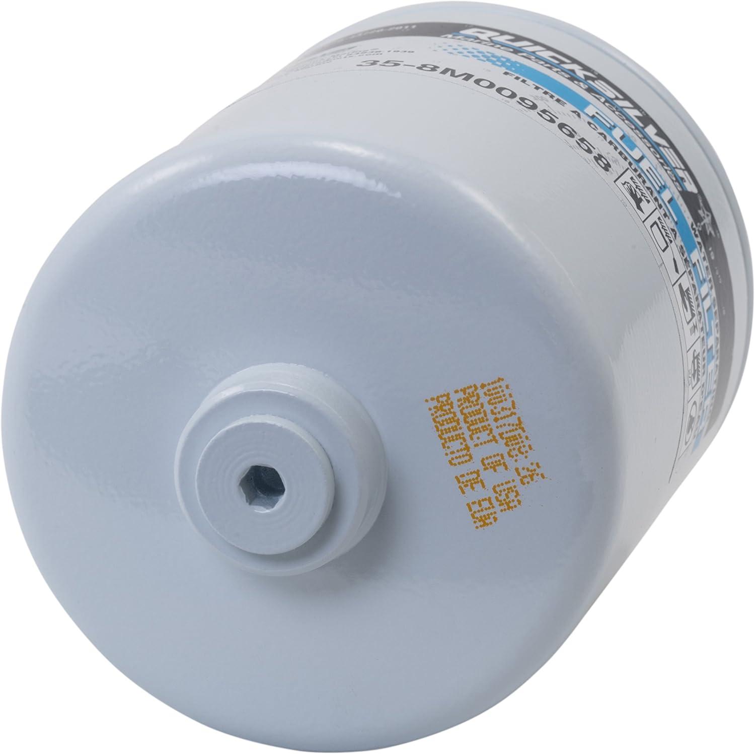imageQuicksilver 8M0095658 Water Separating Fuel Filter Kit for Verado V6 Outboards