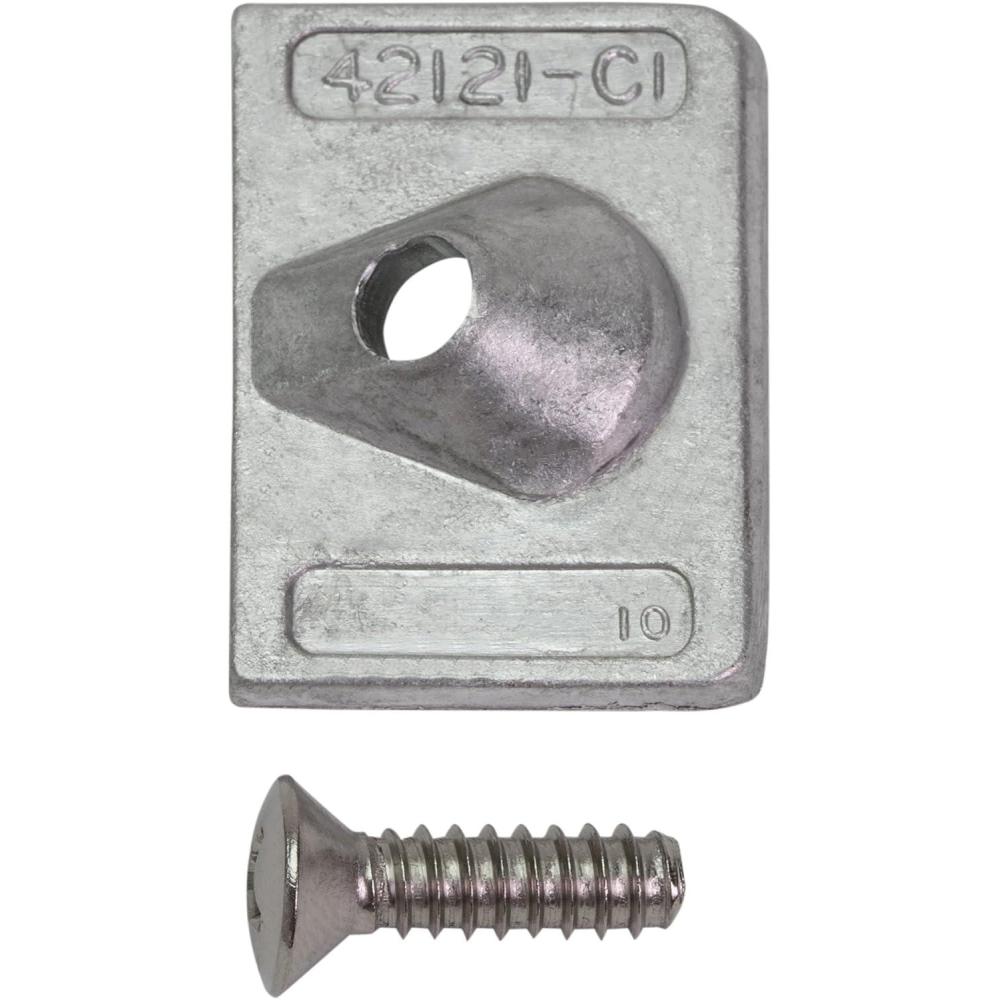 imageQuicksilver 42121Q02 Square Aluminum Anode Set for Mercury or Mariner and Force Outboards