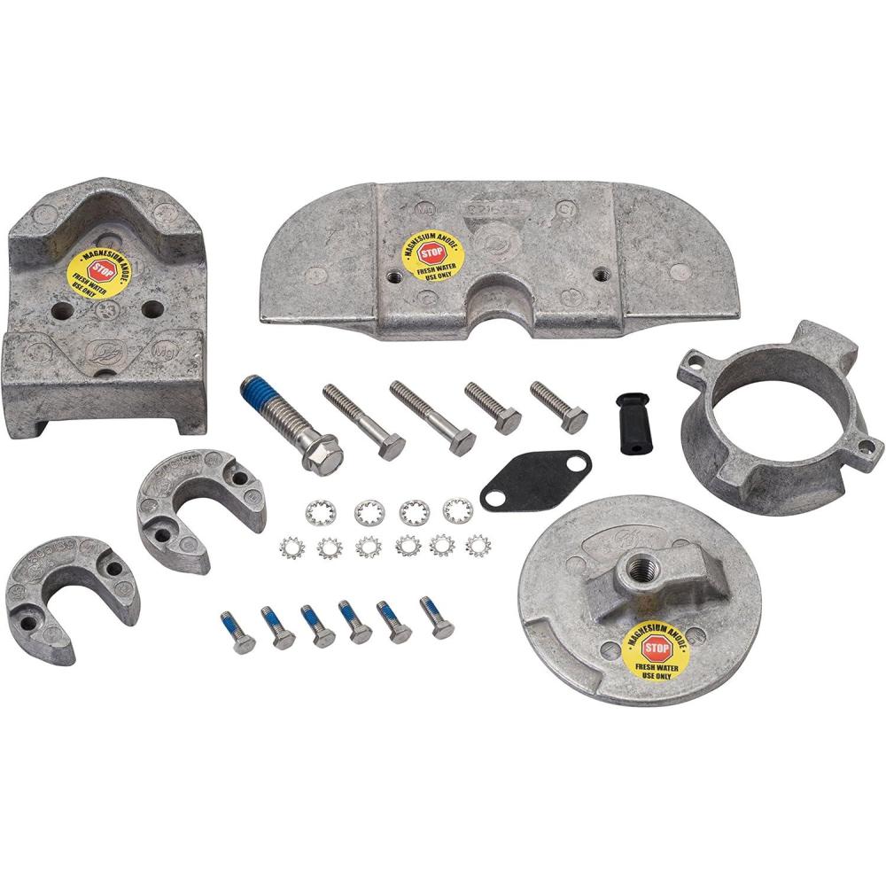 imageQuicksilver 888755Q03 Magnesium Anode Kit for Select MerCruiser Alpha One Gen II  1991 and Newer