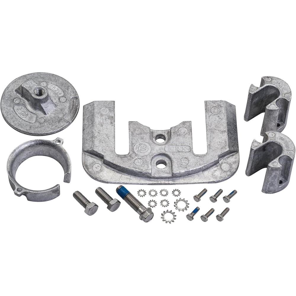 imageQuicksilver 888758Q02 Aluminum Anode Kit for MerCruiser Bravo One Stern Drives  1988 and Newer