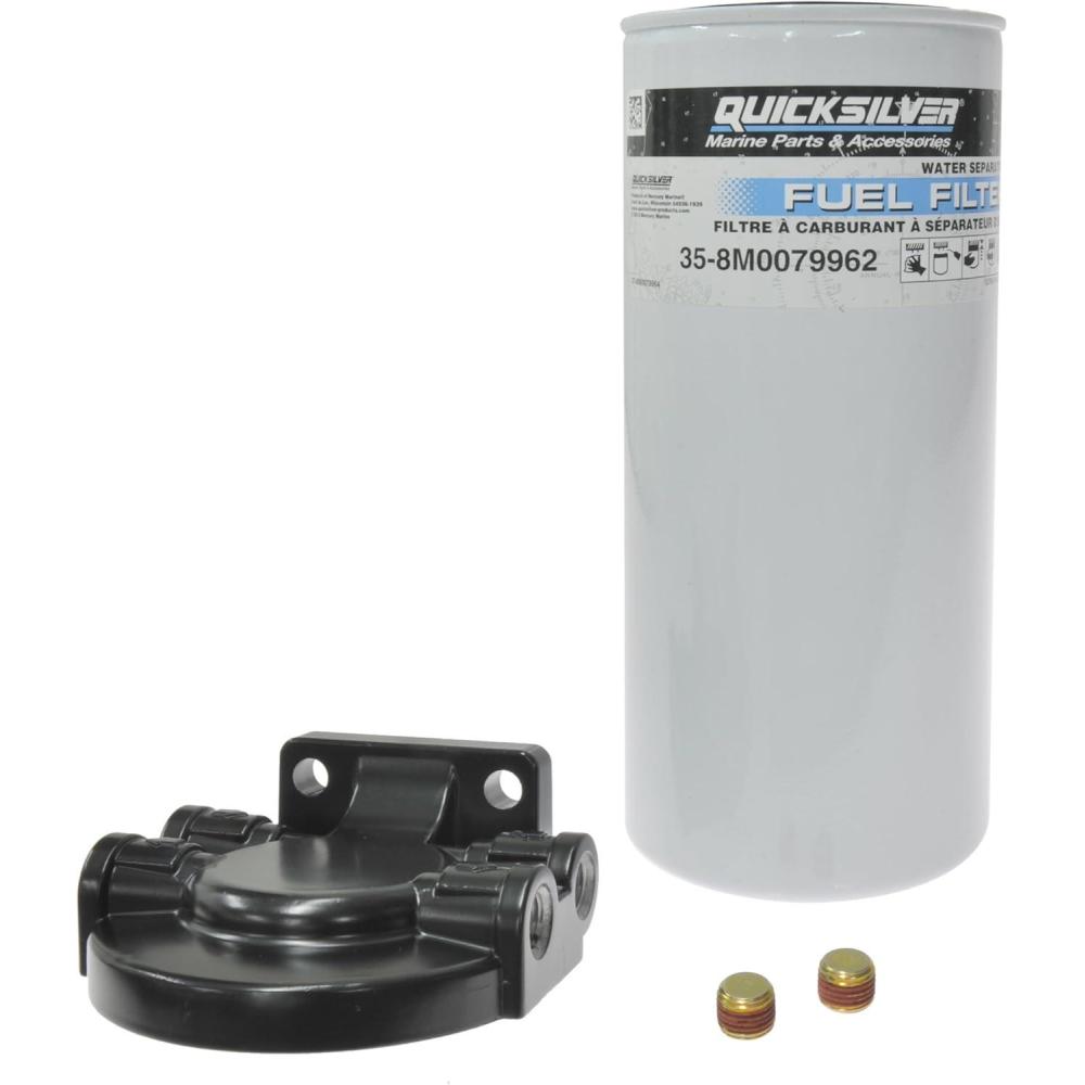 imageQuicksilver 8M0082290 High Capacity Water Separating Fuel Filter Kit for Outboard or Sterndrive and Inboard Engines