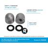 imageQuicksilver 55989Q9 Aluminum Anodes for MerCruiser Transom Plate Nuts