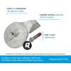 imageQuicksilver 822777Q1 Aluminum Trim Tab Anode for Mercury or Mariner Outboards and MerCruiser Stern Drives Using High Rake Propellers Unspecified