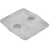 imageQuicksilver 8M0137814 AntiVentilation Plate Anode Kit for Mercury 175300 Hp  450R 34L V6 and 46L V8 4Stroke Outboards