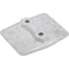 imageQuicksilver 8M0137814 AntiVentilation Plate Anode Kit for Mercury 175300 Hp  450R 34L V6 and 46L V8 4Stroke Outboards