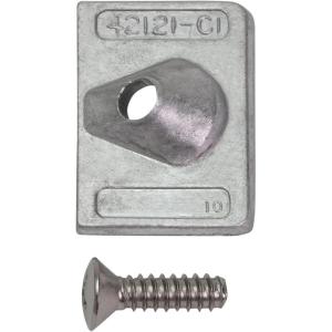 imageQuicksilver 42121Q02 Square Aluminum Anode Set for Mercury or Mariner and Force Outboards