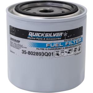 imageQuicksilver 802893Q01 Water Separating Fuel Filter for Mercury and Mariner Outboards and MerCruiser Sterndrive and Inboard Engines