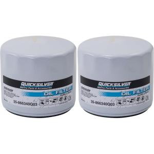 imageQuicksilver 866340Q03 Oil Filter for MerCruiser Sterndrive and Inboard EnginesUnspecified Pack of 2