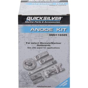 imageQuicksilver 8M0116589 Transom and Gearcase Aluminum Anode Kit