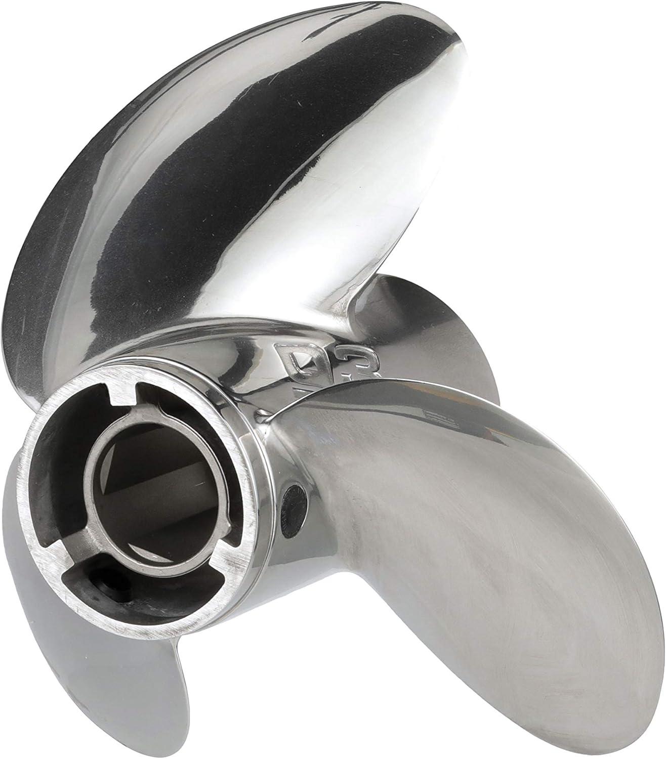 imageQuicksilver 3Blade Q3 Stainless Steel Propeller8M0103525  21P  Right