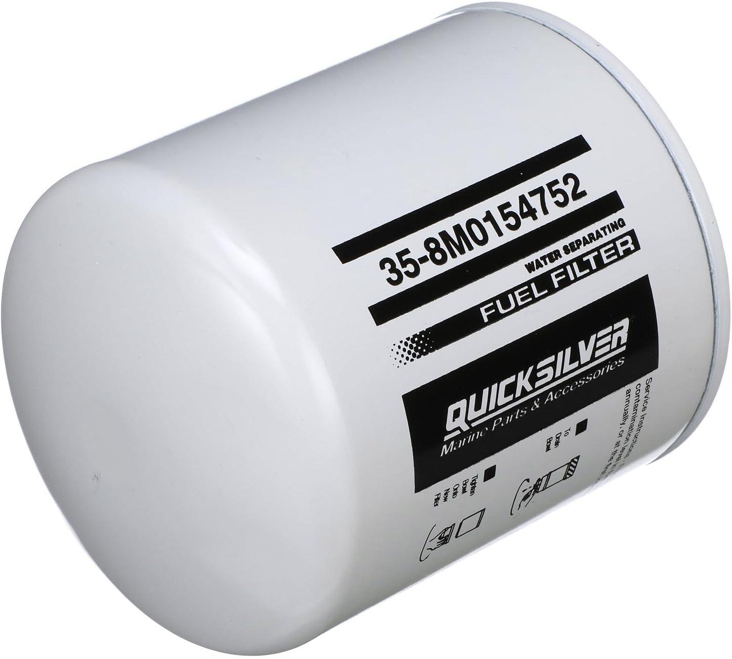 imageQuicksilver 8M0154752 Water Separating Fuel Filter for Select Yamaha Outboards