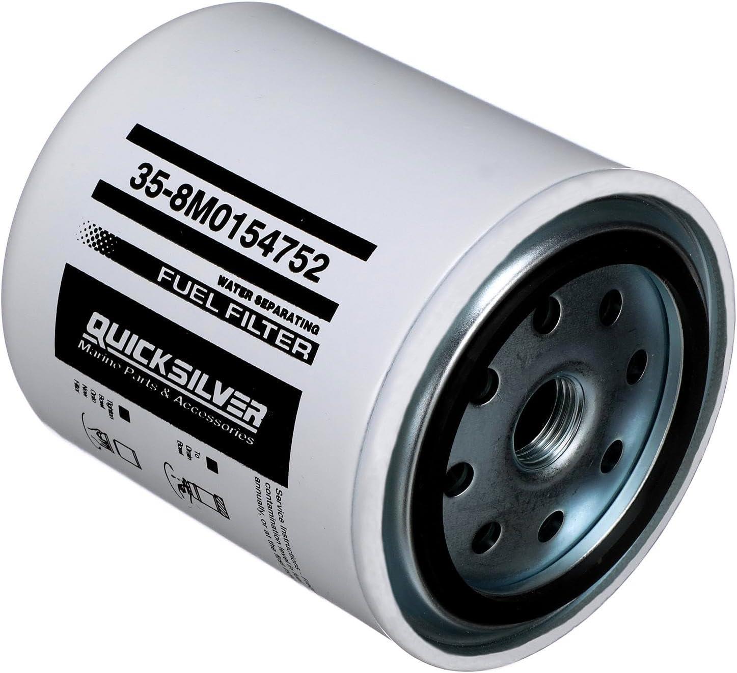 imageQuicksilver 8M0154752 Water Separating Fuel Filter for Select Yamaha Outboards