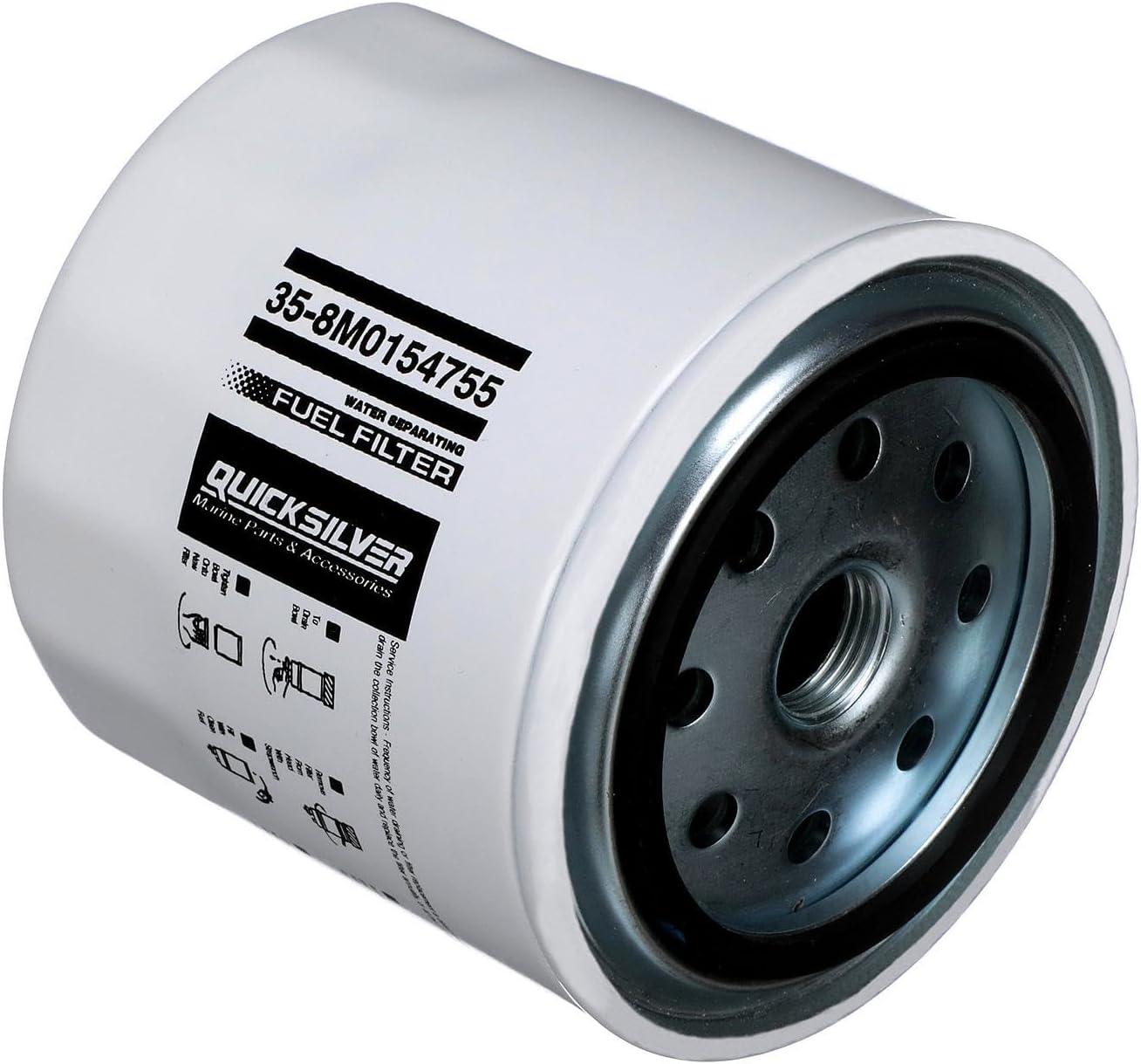 imageQuicksilver 8M0154755 Water Separating Fuel Filter for Various Marine Engines
