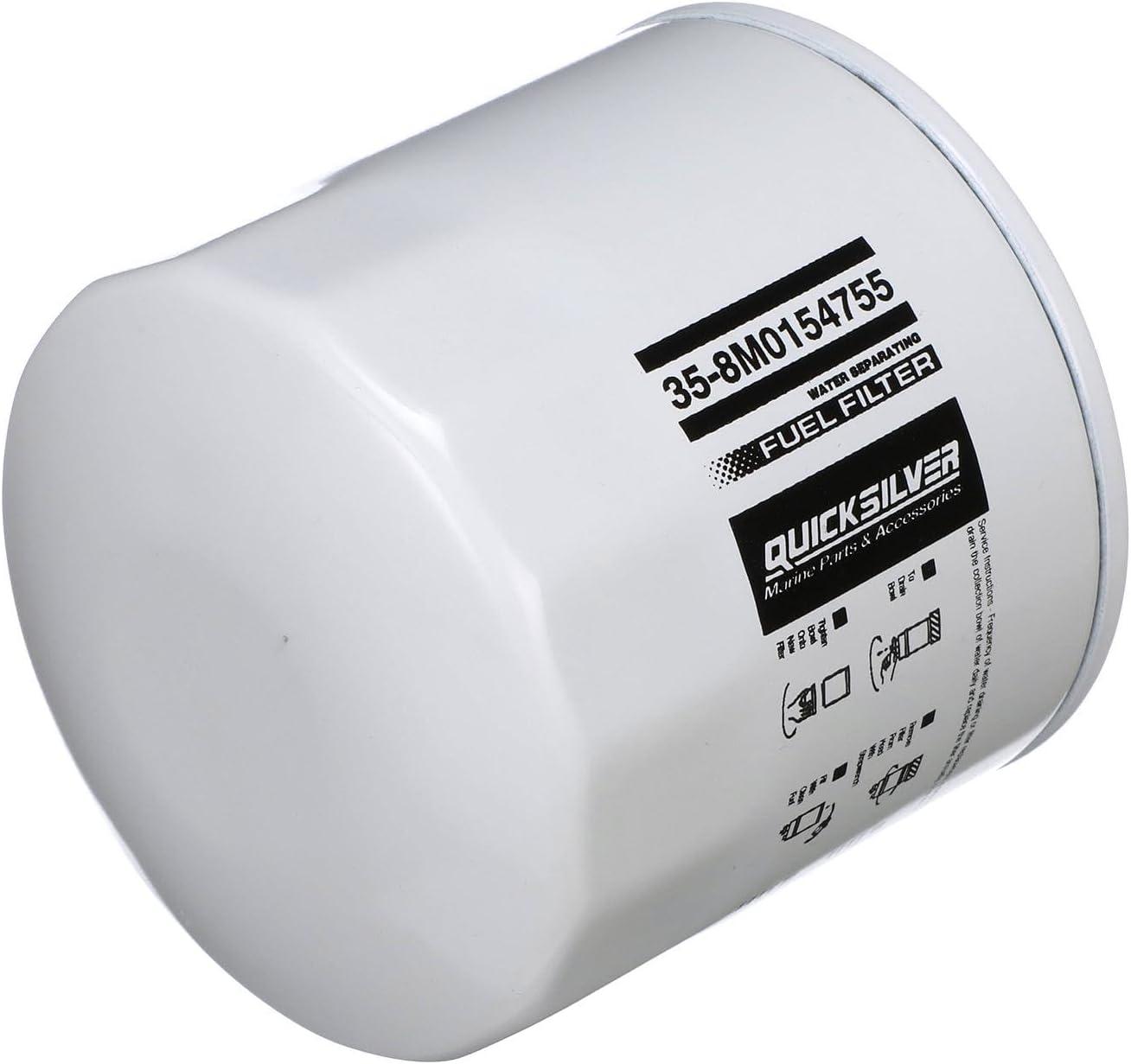 imageQuicksilver 8M0154755 Water Separating Fuel Filter for Various Marine Engines