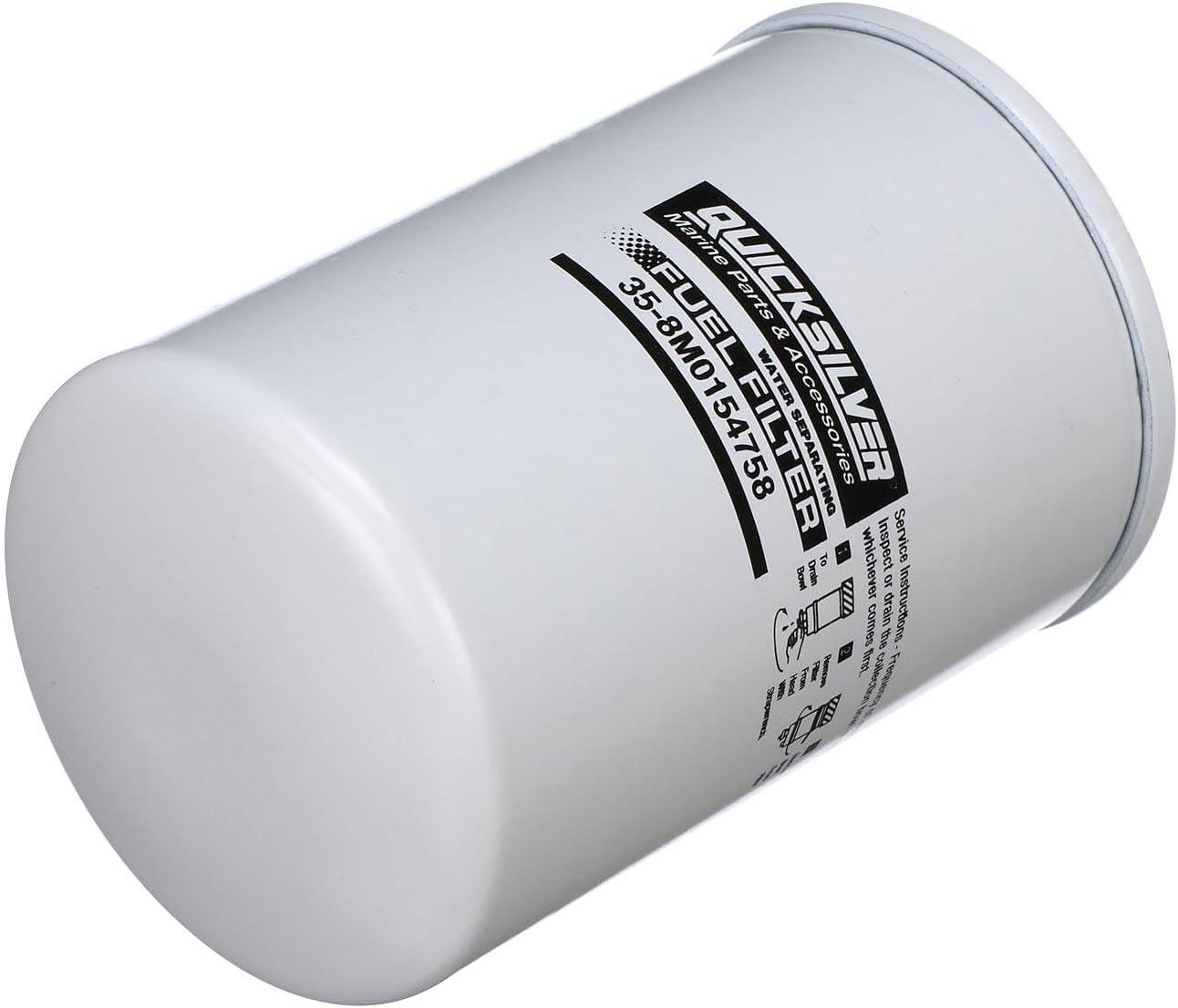 imageQuicksilver 8M0154758 Water Separating Fuel Filter for Various Marine Engines