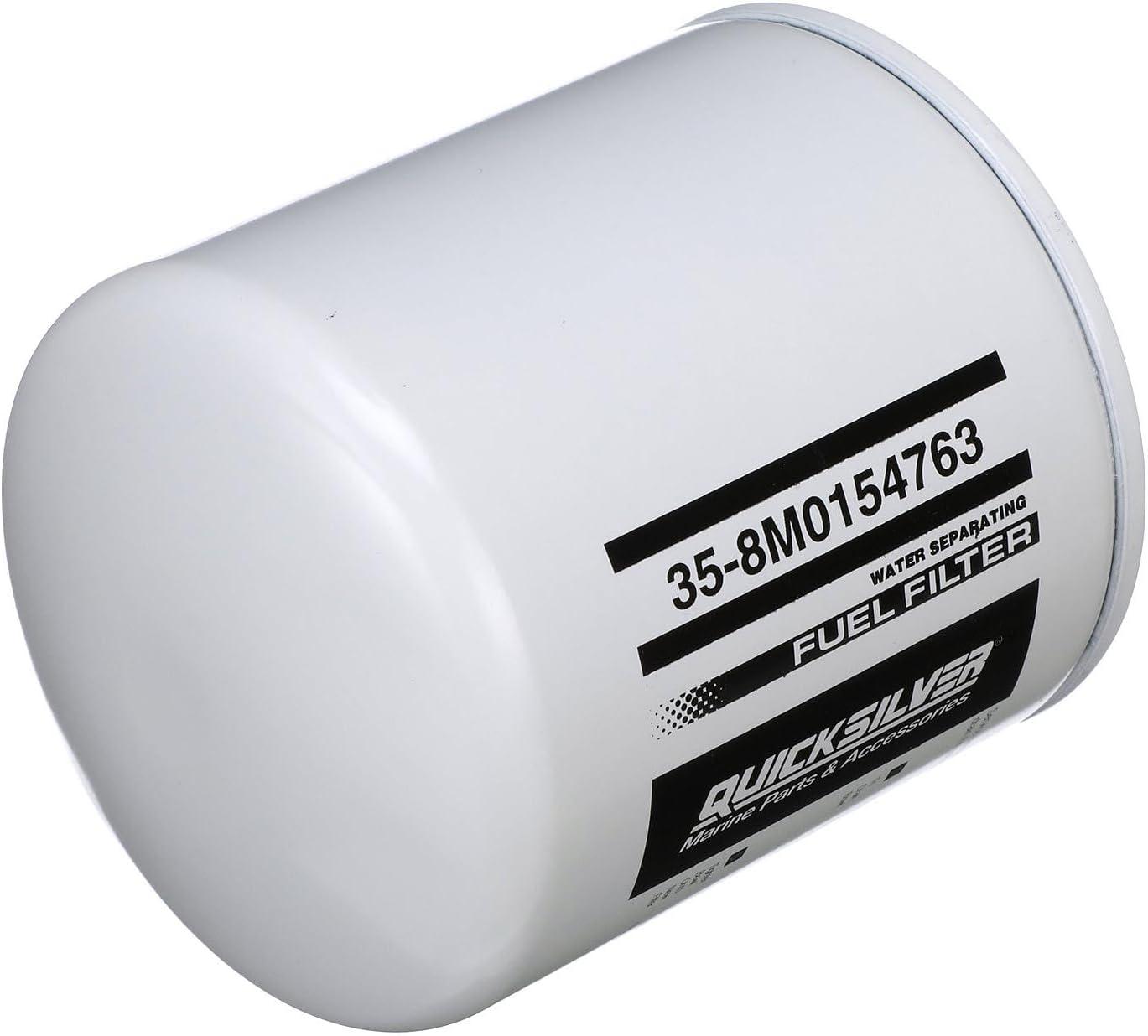 imageQuicksilver 8M0154763 Water Separating Fuel Filter for Select Johnson and Evinrude 250300hp Outboards