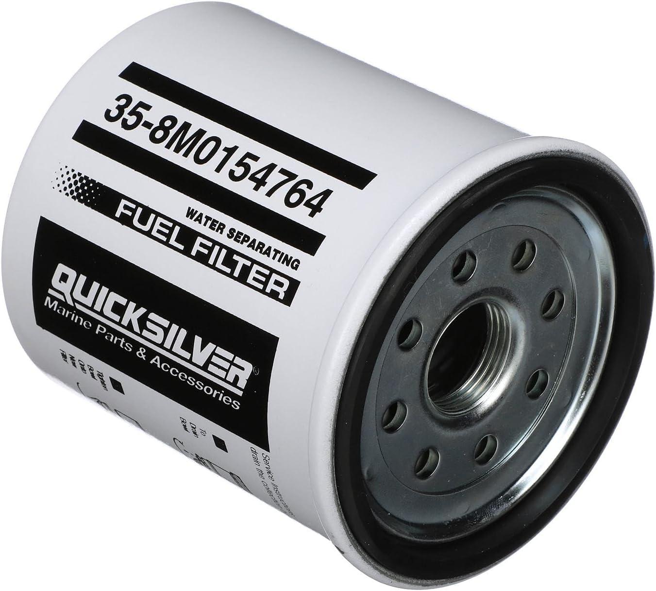 imageQuicksilver 8M0154764 Water Separating Fuel Filter for Select Honda and Suzuki Outboards