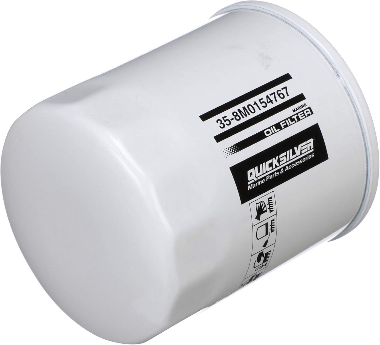 imageQuicksilver 8M0154767 20 Micron Oil Filter for Various Marine Engines