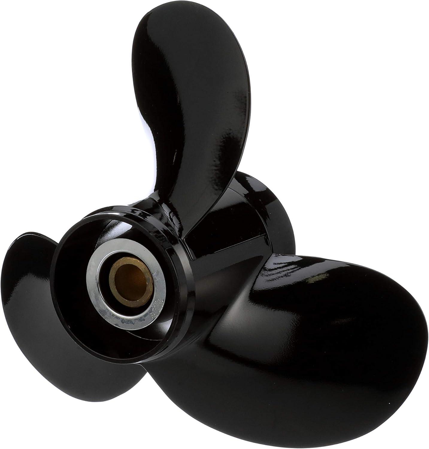 imageQuicksilver Black Diamond Bravo Two Propeller Black Finish 188 dia x 17 pitch Left Hand
