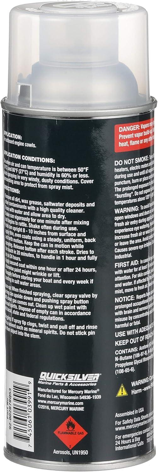imageQuicksilver Spray Paint for Mercury EnginesClear Coat