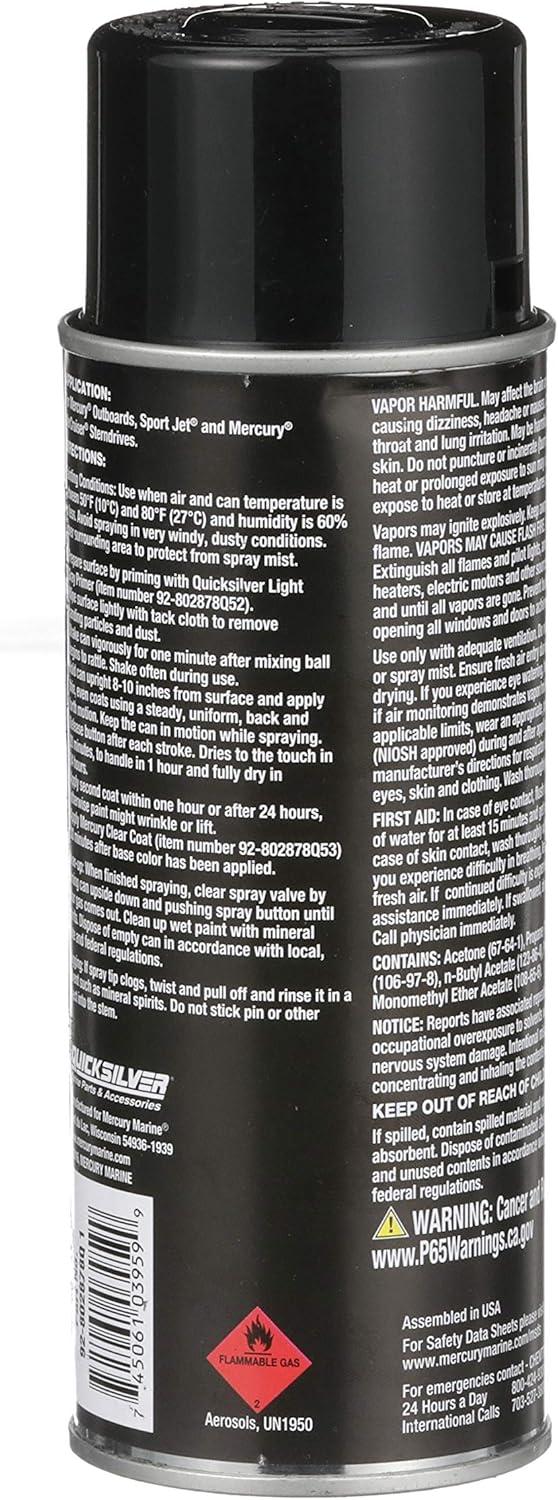 imageQuicksilver Spray Paint for Mercury EnginesPhantom Black