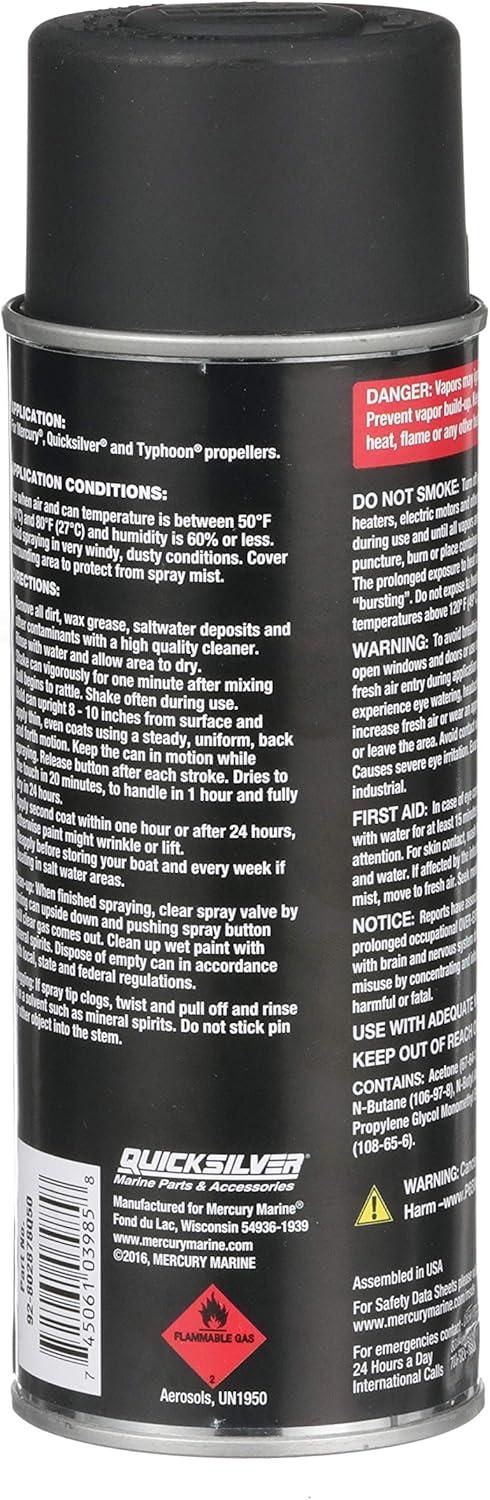 imageQuicksilver Spray Paint for Mercury EnginesPropeller Black