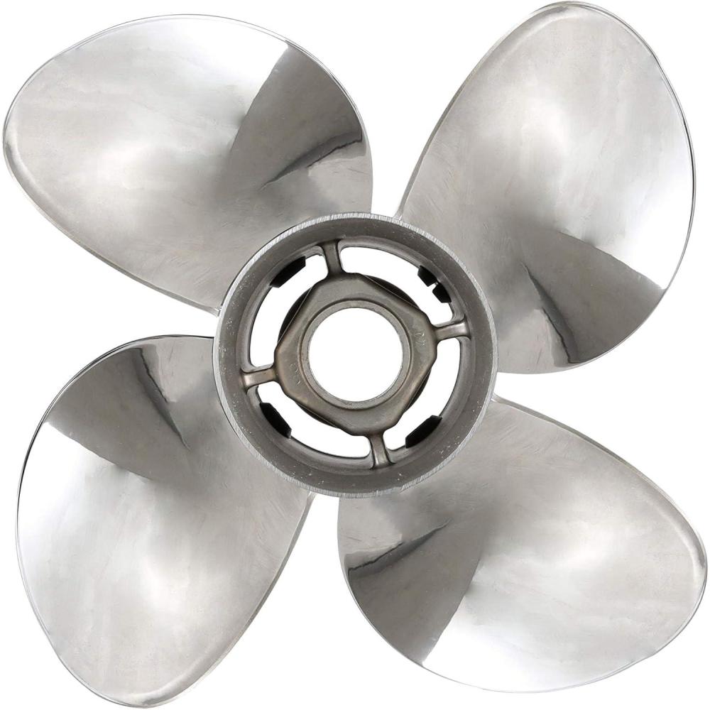 imageQuicksilver 4Blade Q4 Stainless Steel Propeller40 CT  125 HP Mercury
