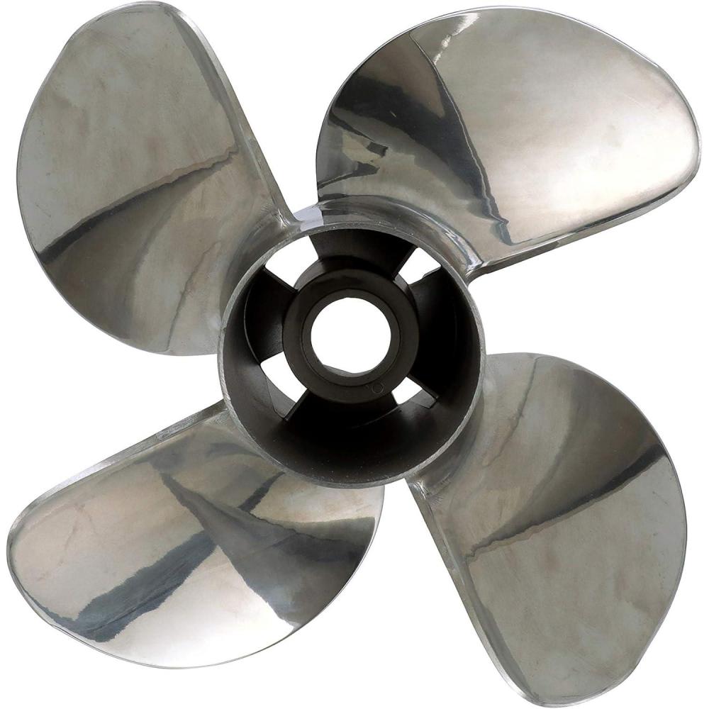 imageQuicksilver 4Blade Q4 Stainless Steel Propeller90 CT  400 HP MercuryMerCruiser