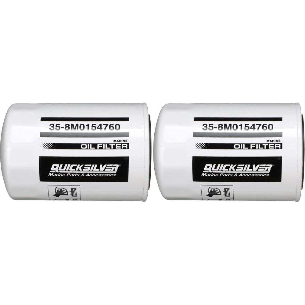 imageQuicksilver 8M0154760 20 Micron Oil Filter for Various Marine EnginesUnspecified Pack of 2