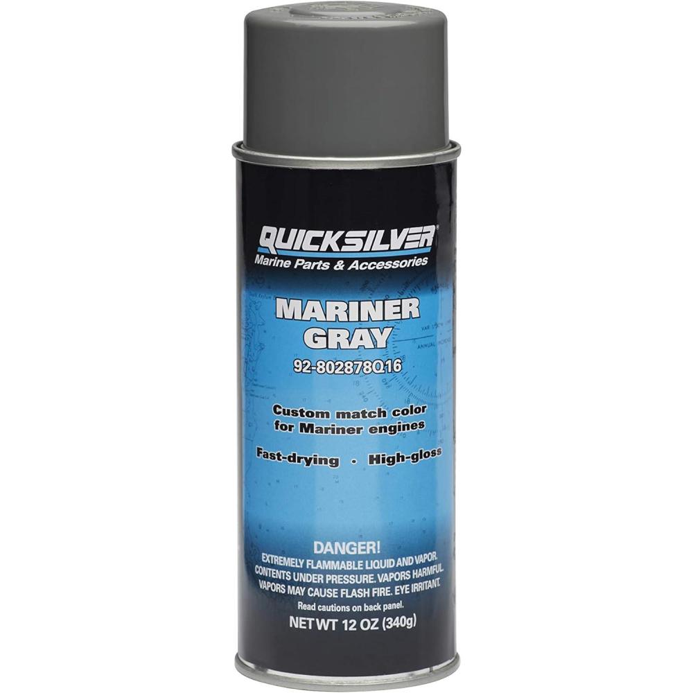 imageQuicksilver Spray Paint for Mercury EnginesMariner Gray