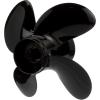 imageQuicksilver 8M8027511 Nemesis 4Blade Aluminum Propeller  106quot diameter x 12quot pitch Right Hand Rotation 4060 HP Mercury Black Finish