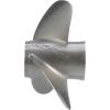 imageQuicksilver Bravo Three 135quot Diameter X 28quot Pitch 3Blade Stainless Steel Propeller Right Hand Rotation Matte Finish