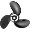 imageQuicksilver Black Diamond 3Blade Aluminum Propeller 875 Dia x 65 Pitch Right Hand