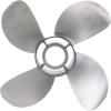imageQuicksilver Bravo Three 159quot Diameter X 21quot Pitch 4Blade Stainless Steel Propeller Left Hand Rotation Matte Finish