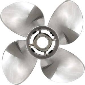 imageQuicksilver 4Blade Q4 Stainless Steel Propeller40 CT  125 HP Mercury