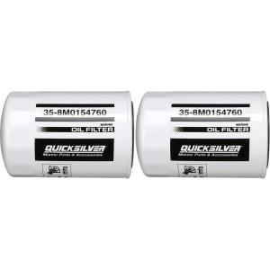 imageQuicksilver 8M0154760 20 Micron Oil Filter for Various Marine EnginesUnspecified Pack of 2
