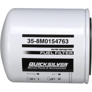 imageQuicksilver 8M0154763 Water Separating Fuel Filter for Select Johnson and Evinrude 250300hp Outboards