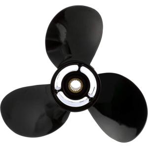 imageQuicksilver Black Diamond Bravo Two Propeller Black Finish 188 dia x 17 pitch Left Hand