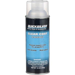 imageQuicksilver Spray Paint for Mercury EnginesClear Coat