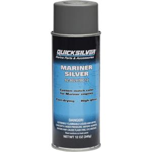 imageQuicksilver Spray Paint for Mercury EnginesMariner Silver