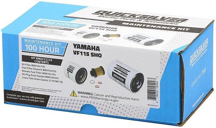 imageQuicksilver 8M0222223 100 Hour Maintenance Kit Yamaha VF115 SHO