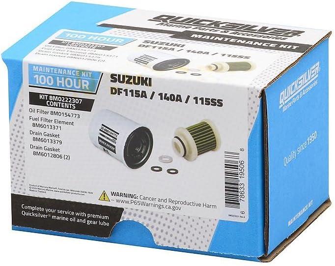 imageQuicksilver 8M0222307 100 Hour Maintenance Kit Suzuki DF115A140A115SS