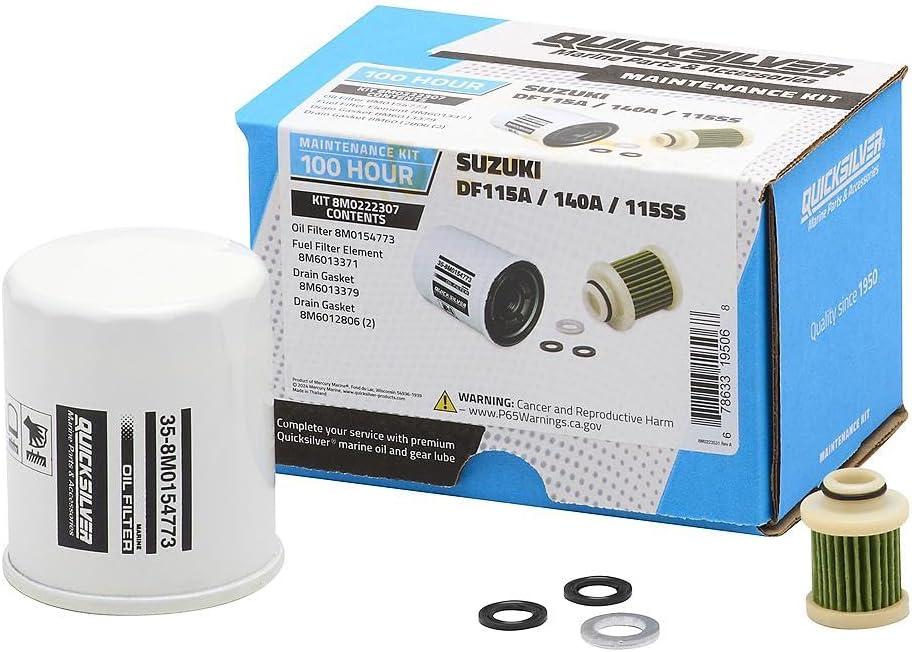 imageQuicksilver 8M0222307 100 Hour Maintenance Kit Suzuki DF115A140A115SS