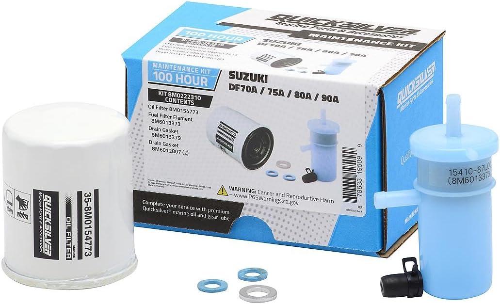 imageQuicksilver 8M0222310 100 Hour Maintenance Kit Suzuki DF70A75A80A90A