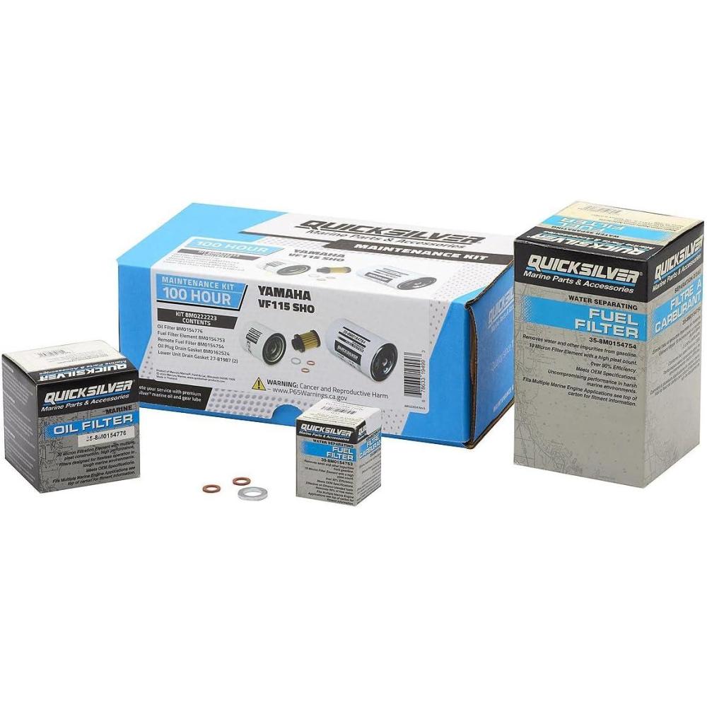 imageQuicksilver 8M0222223 100 Hour Maintenance Kit Yamaha VF115 SHO