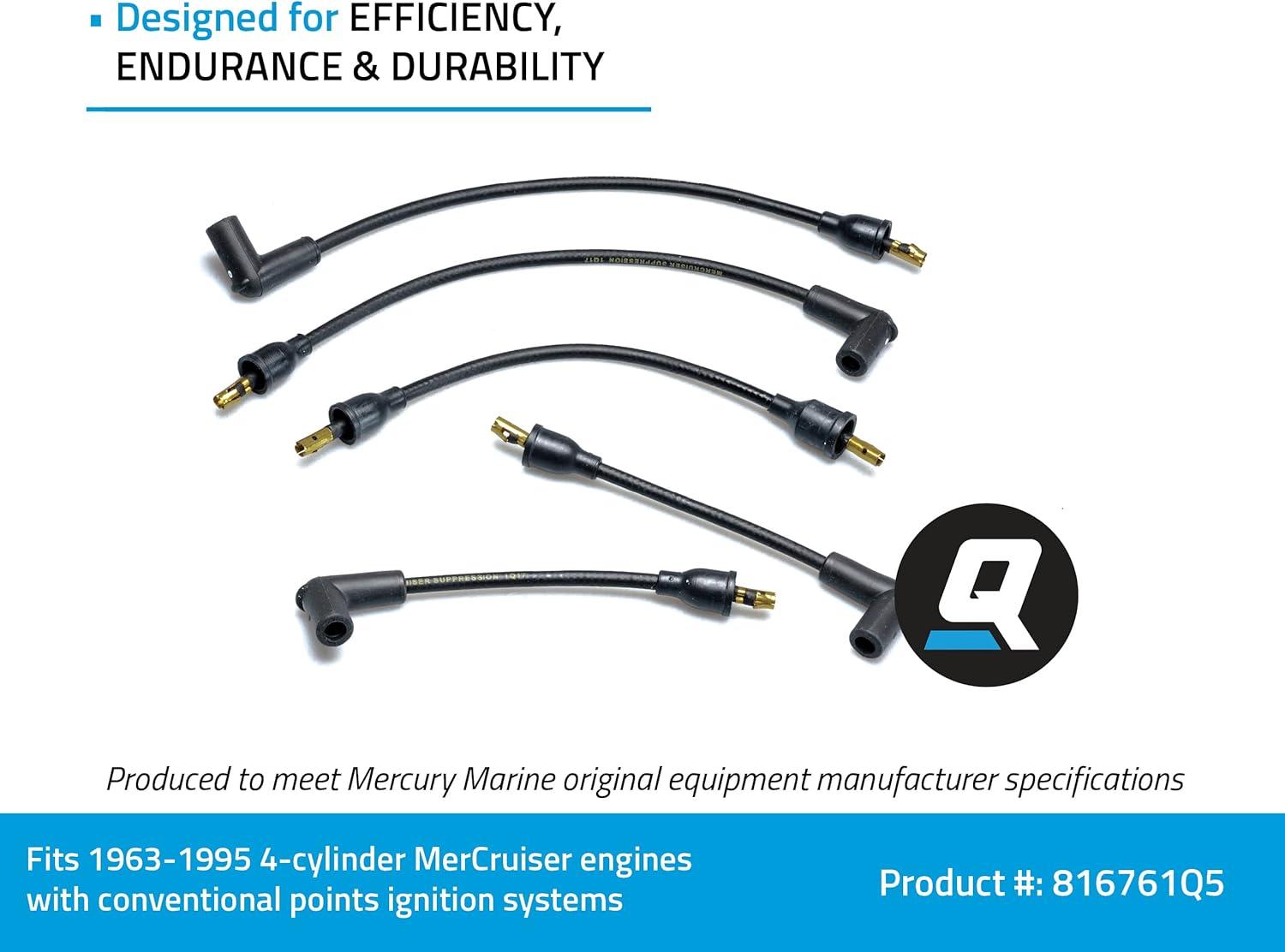 imageQuicksilver 816761Q5 Spark Plug Wire Kit