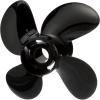 imageQuicksilver 8M8027513 Nemesis 4Blade Aluminum Propeller  101quot diameter x 14quot pitch Right Hand Rotation 4060 HP Mercury Black Finish