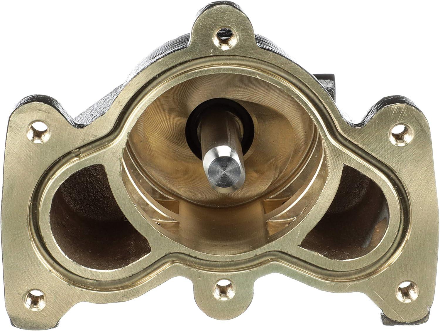 imageQuicksilver 8M0139984 Brass Water Pump Housing for V6 and V8 MerCruiser Engines 305 350 and 496 CID 20002016